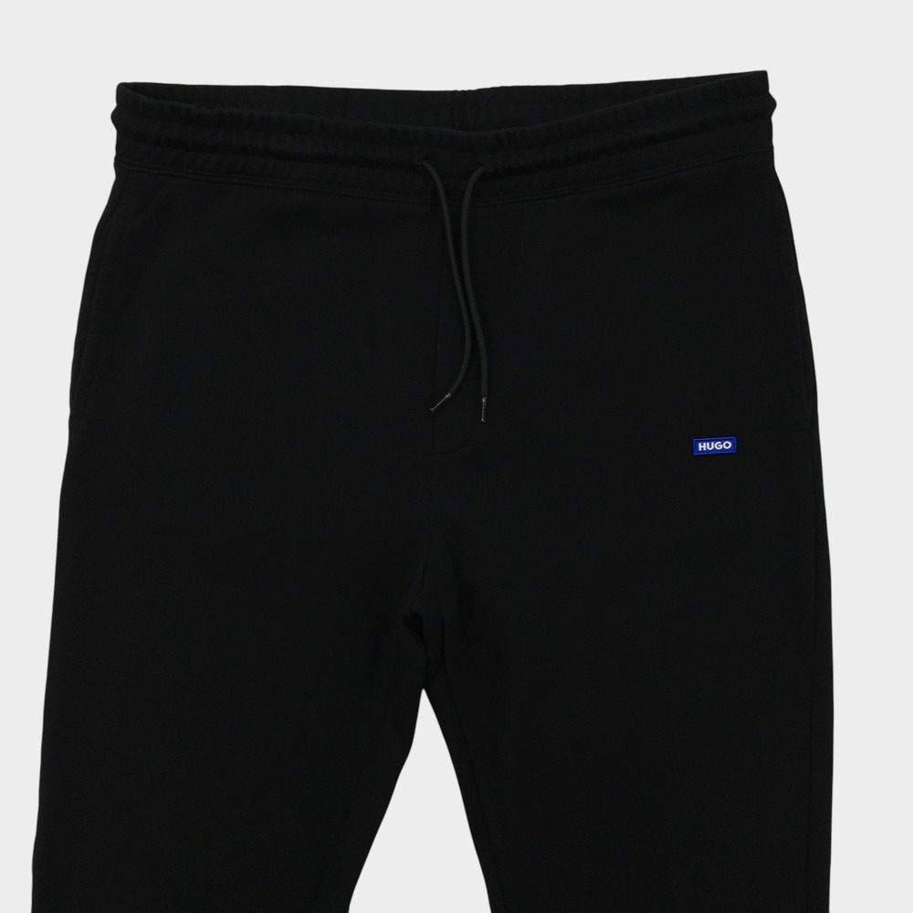 HUGO Hugo Boss Napin Mens Black Cotton Jogger Sweatpants XXL Logo Patch